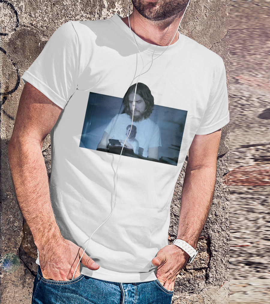 Projection Bo Burnhams White Shirt Digital Illumination T-Shirt