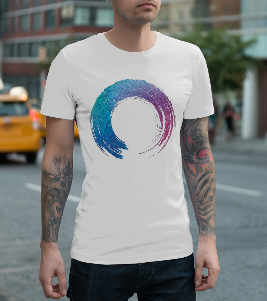 funilab x koan Zen Enso Circle Gradient T-Shirt