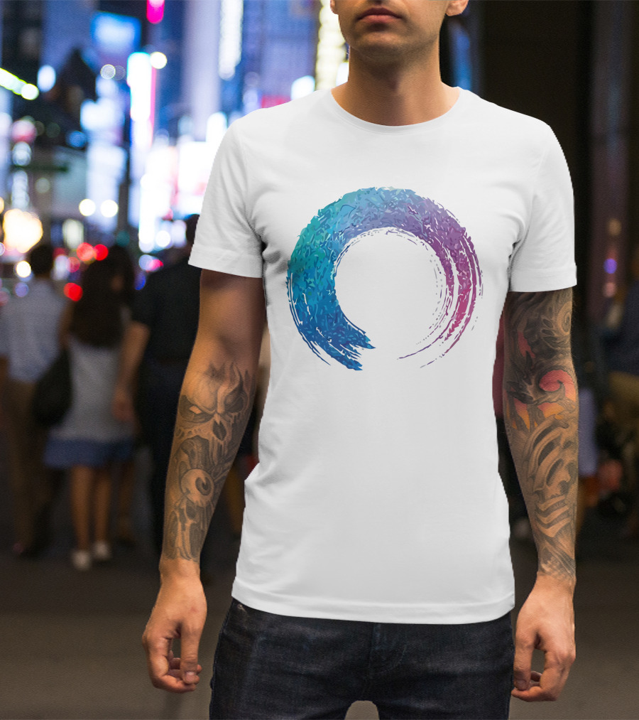 Funilab X Koan Zen Enso Circle Gradient T-Shirt