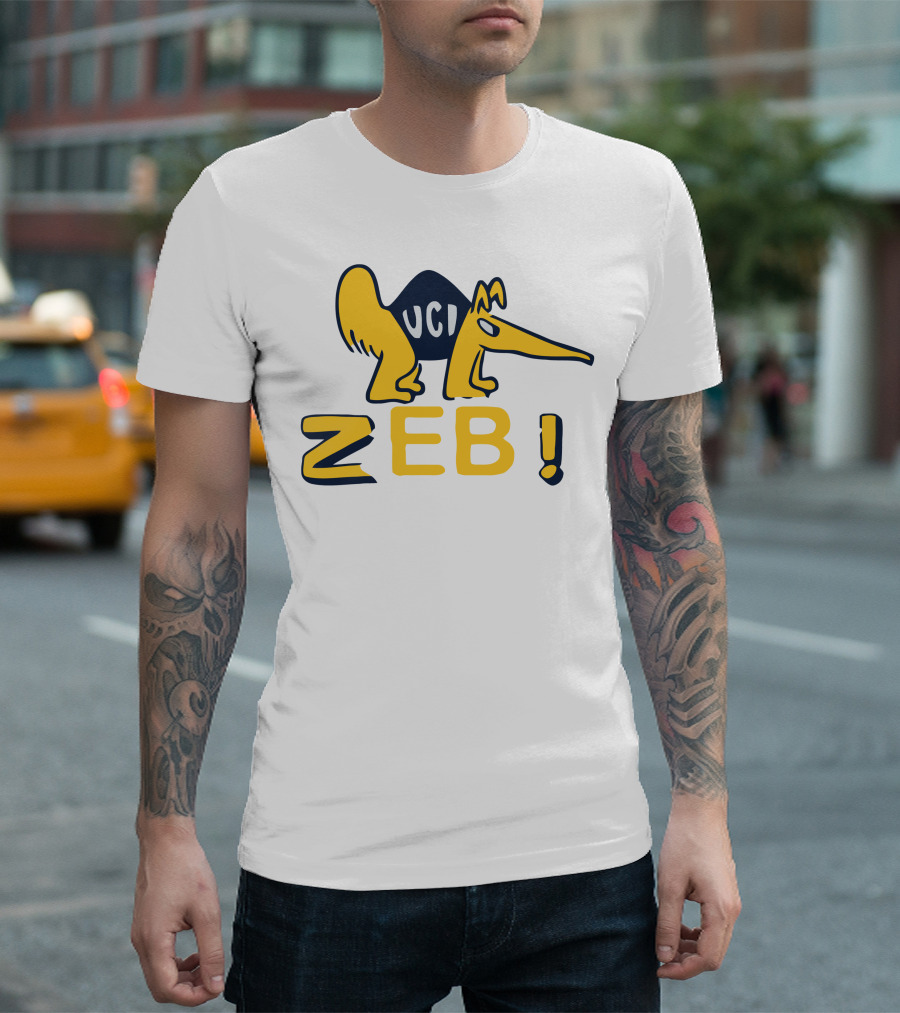 UCI Zeb Baseball Anteater T-Shirt