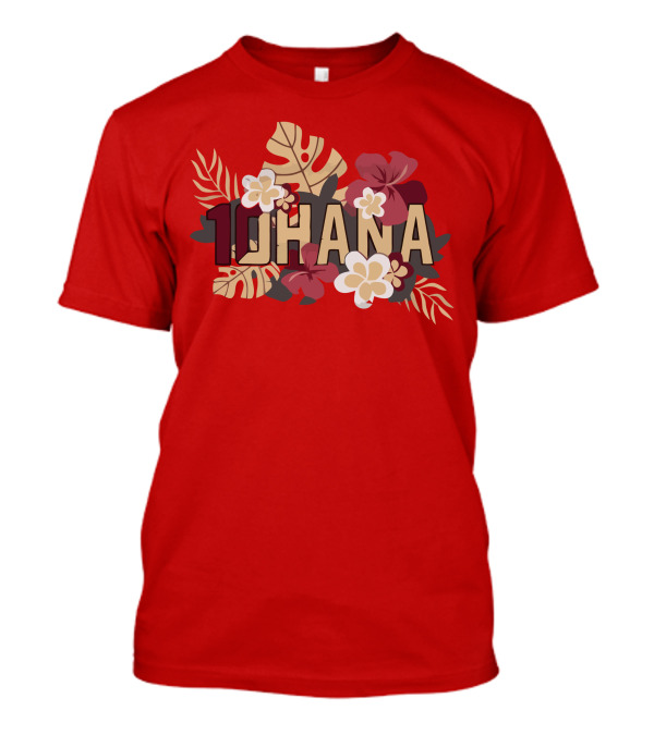 Mckenzie Milton 10Hana Hawaiian Garnet Floral T-Shirt
