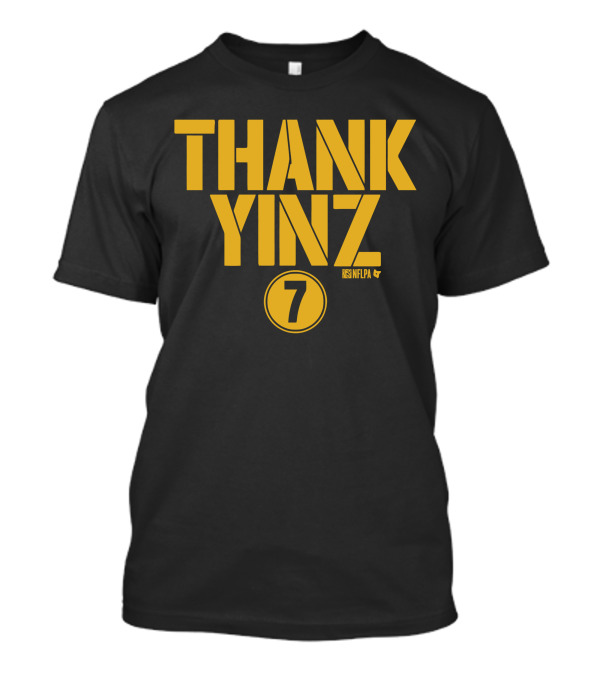 Thank Yinz 7 NFLPA Ben Roethlisberger Shop T-Shirt