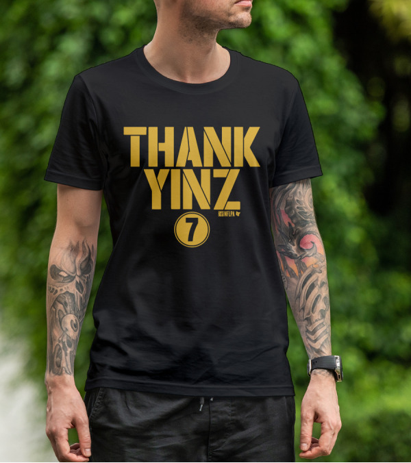 Thank Yinz 7 NFLPA Ben Roethlisberger Shop T-Shirt