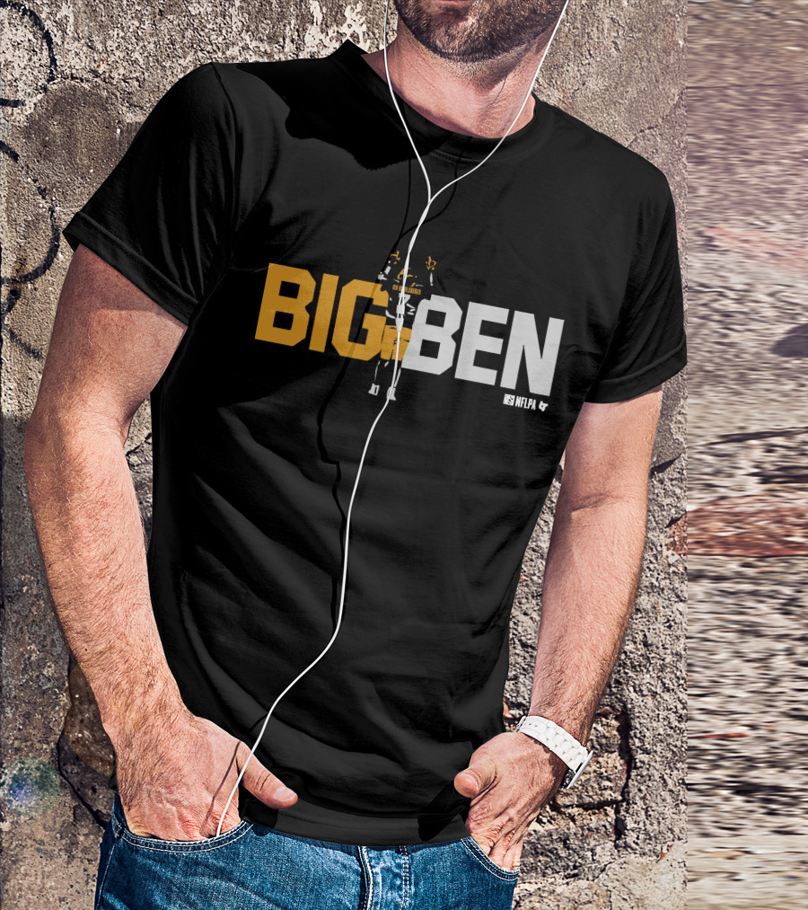BIG BEN Ben Roethlisberger One Last Time NFLPA T-Shirt