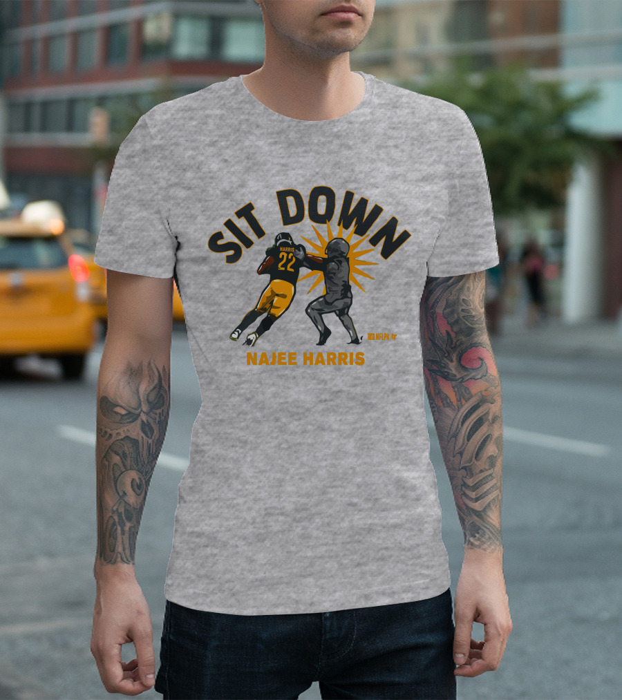 Najee Harris Sit Down NFLPA Football 22 T-Shirt