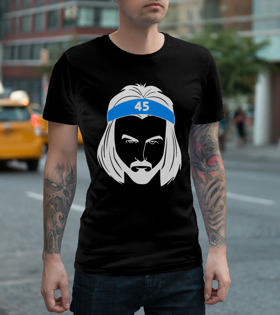 Brady Manek Tar Heel 45 Headband T-Shirt