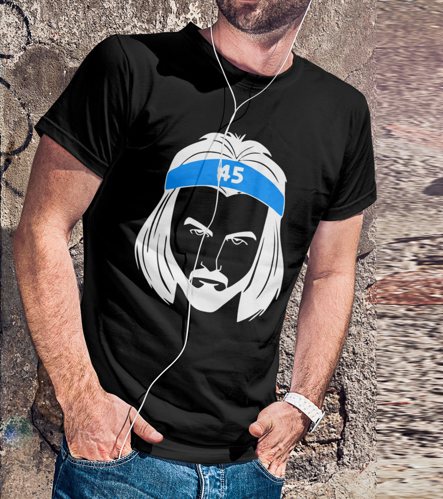 Brady Manek Tar Heel 45 Headband T-Shirt