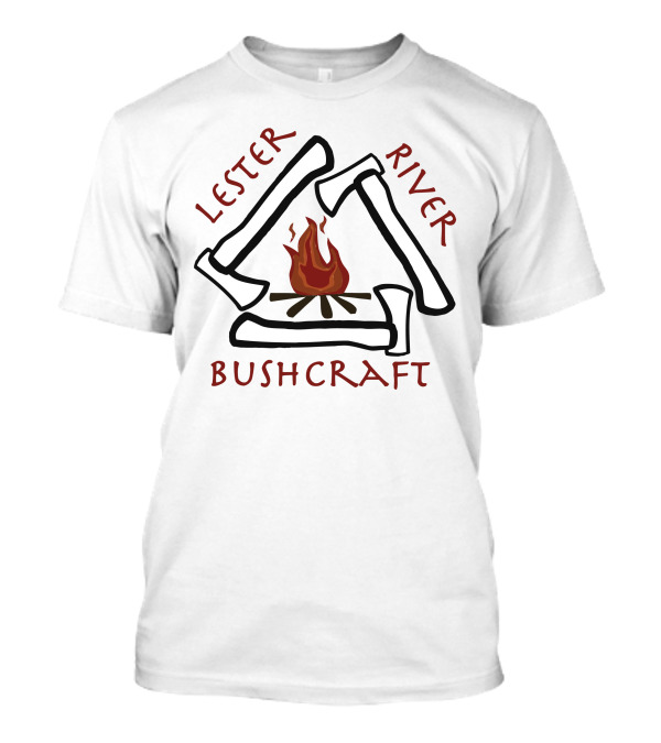 Lester River Bushcraft Campfire Axe Triangle T-Shirt