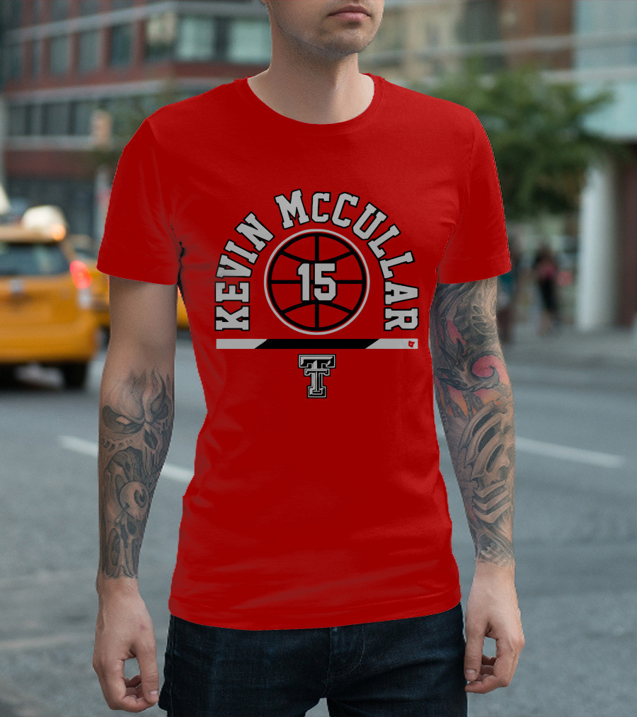 Kevin McCullar 15 Texas Tech Basketball T-Shirt