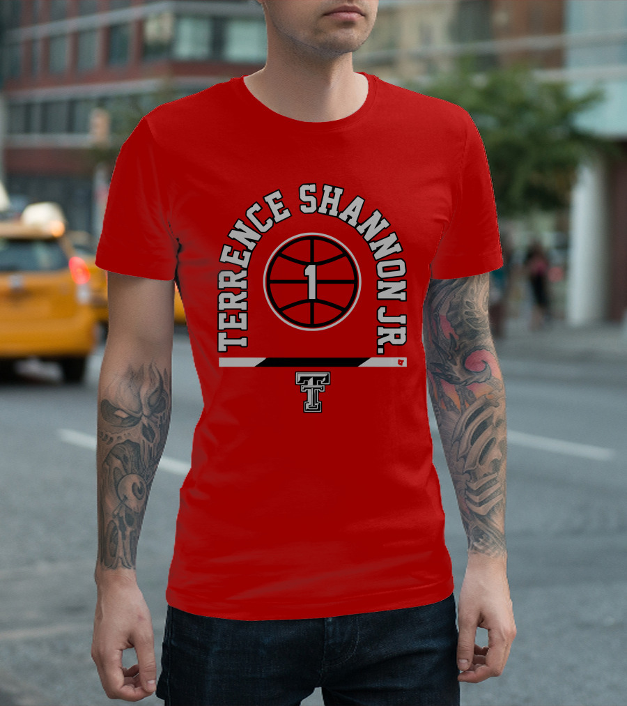 Terrence Shannon Jr. Texas Tech Basketball Number 1 T-Shirt