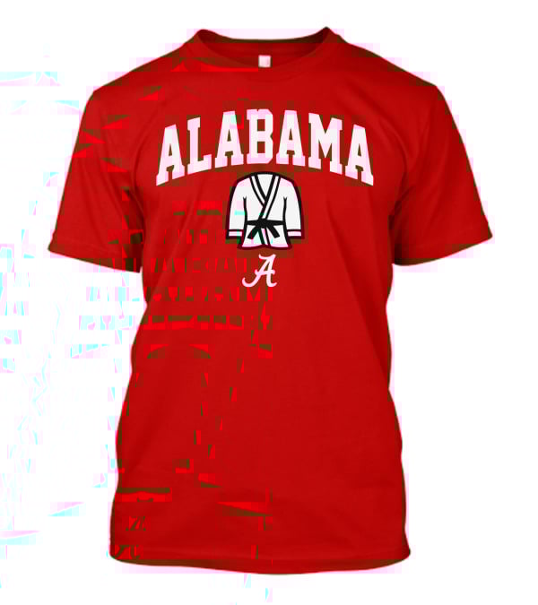 Alabama Kimono Logo With Football Script 'A' T-Shirt