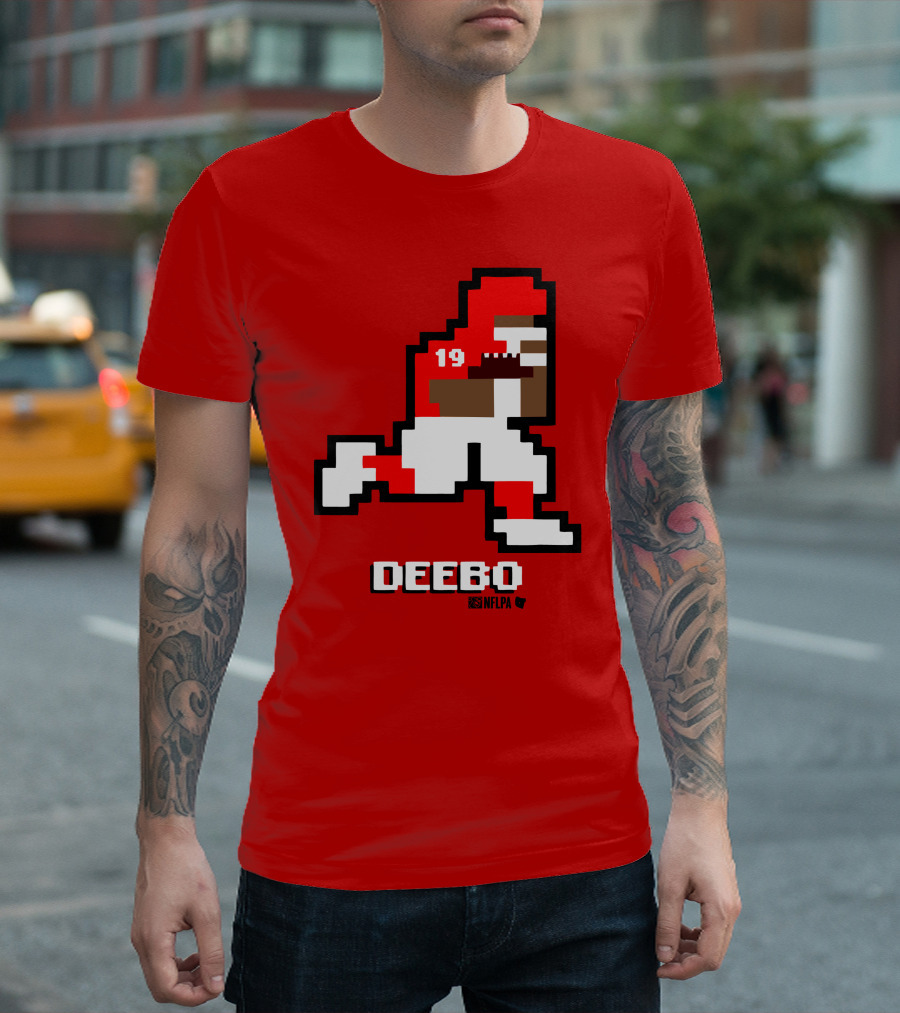 Deebo Samuel 8-Bit Retro NFLPA Number 19 Football T-Shirt