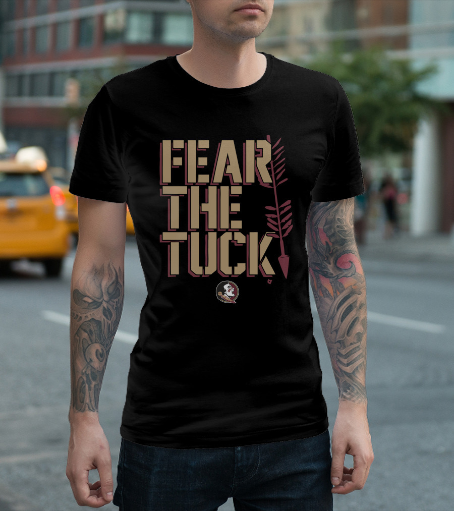 Florida State Fear the Tuck Arrow and Seminoles Head T-Shirt