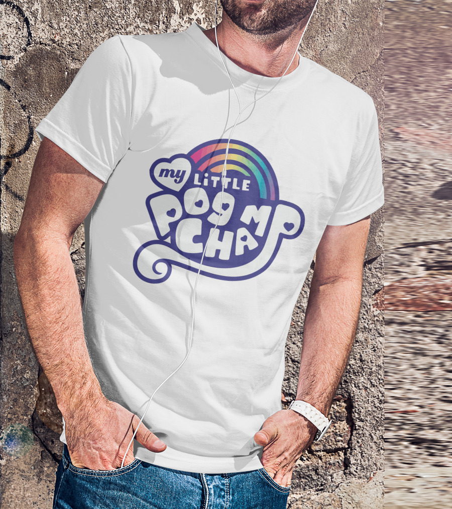Rainbow My Little Pogchamp Hearts T-Shirt