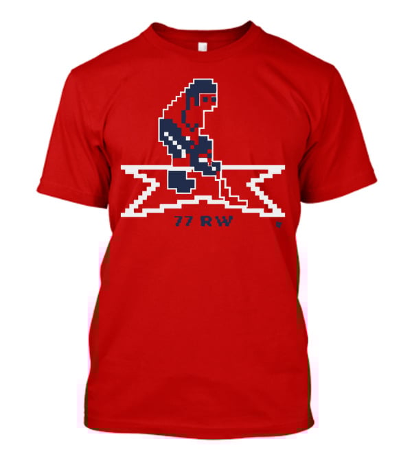 T.J. Oshie 77 RW Throwback Hockey Pixel T-Shirt