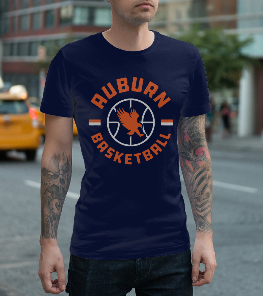 Auburn Basketball Eagle Hoop T-Shirt