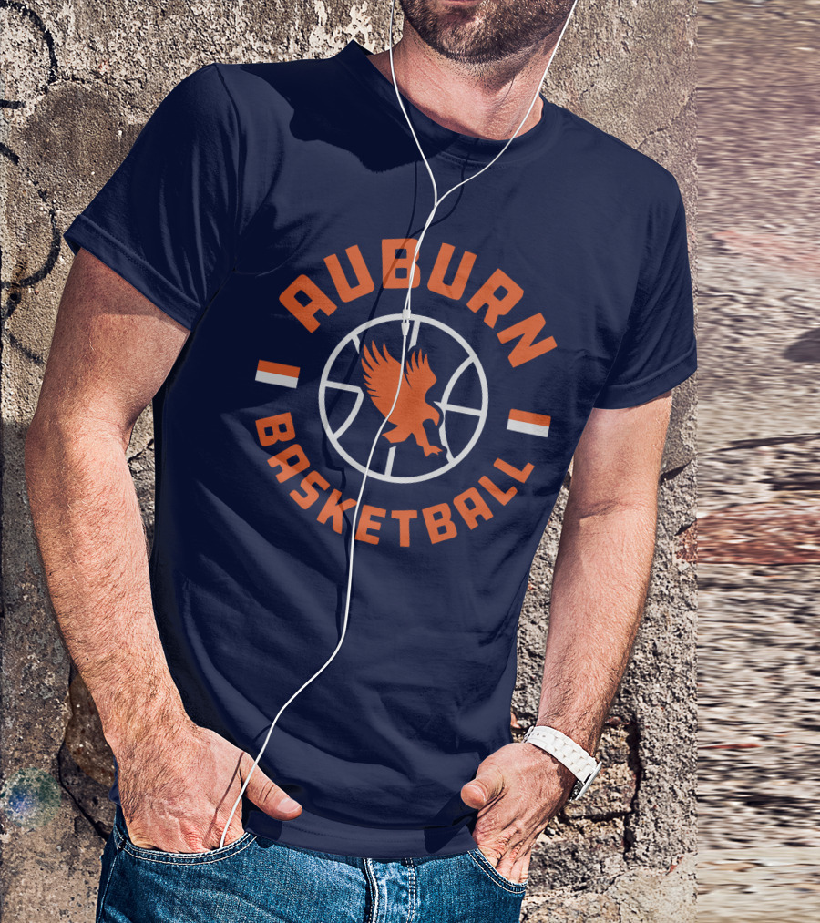 Auburn Basketball Eagle Hoop T-Shirt