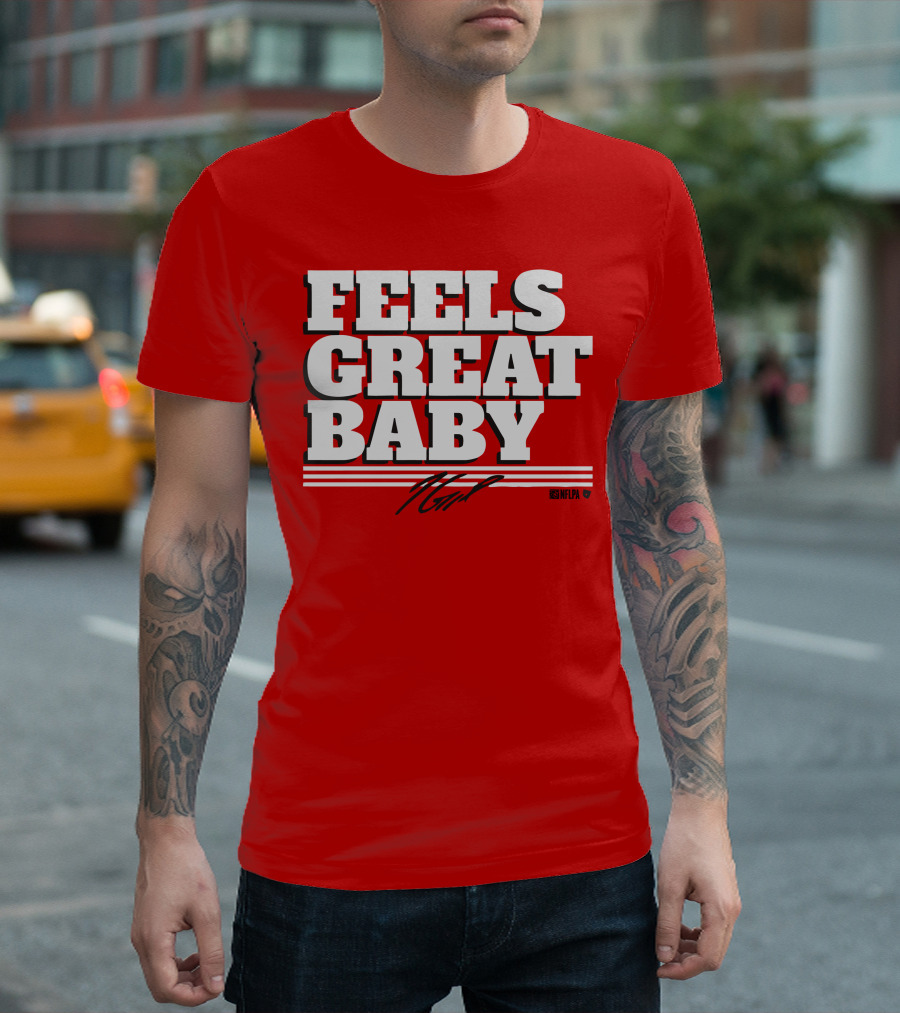 Jimmy Garoppolo Feels Great Baby NFLPA T-Shirt