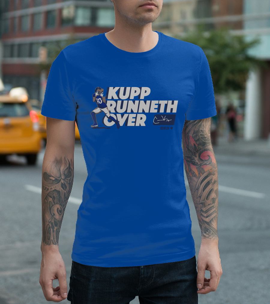 Kupp Runneth Over Cooper Kupp NFLPA 10 Football Player T-Shirt