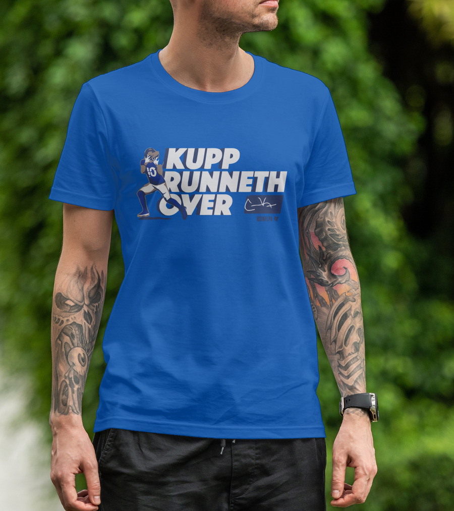 Kupp Runneth Over Cooper Kupp NFLPA 10 Football Player T-Shirt