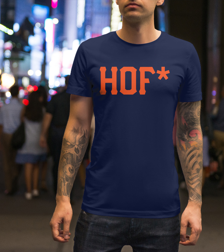 HOF* Navy Orange T-Shirt
