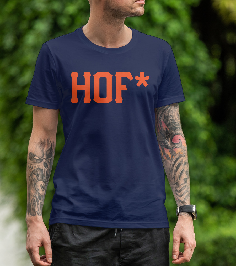 HOF* Navy Orange T-Shirt