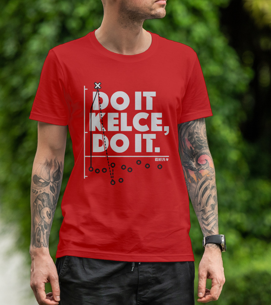 Do It Kelce Do It NFLPA Football Play T-Shirt