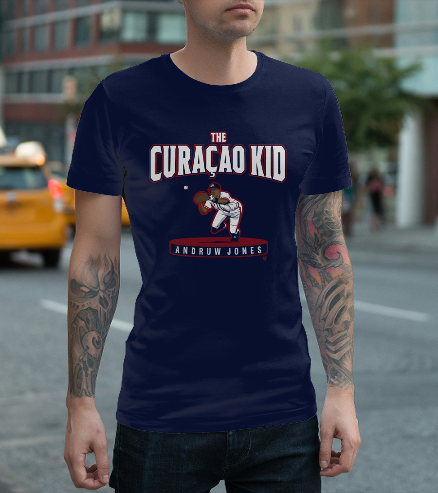 The Curaçao Kid Andruw Jones Baseball Player T-Shirt