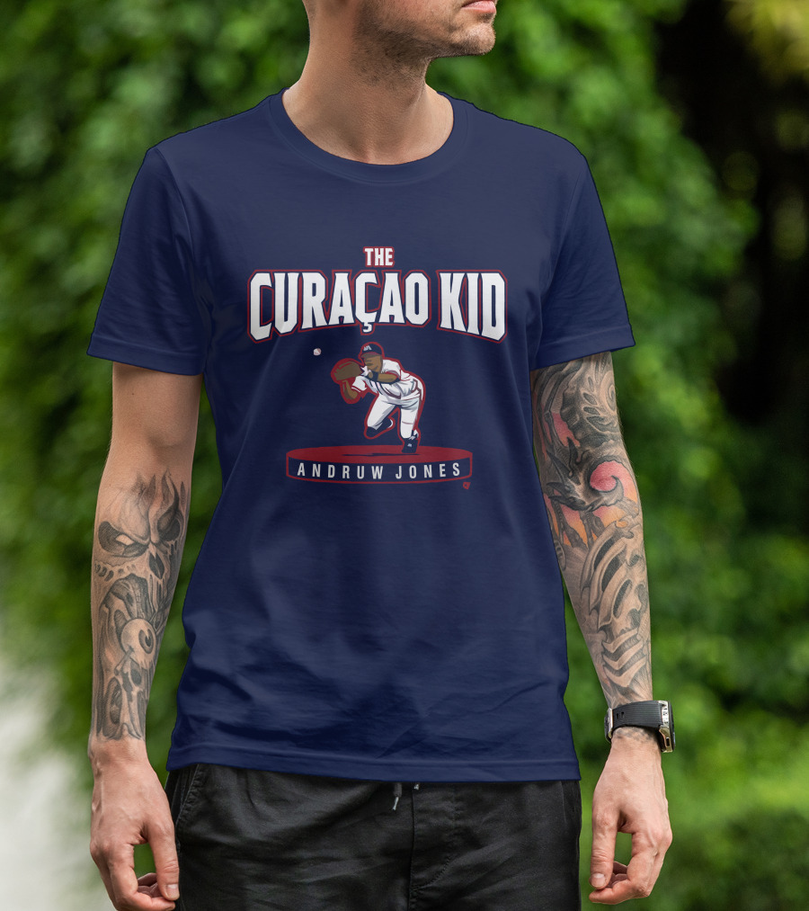The Curaçao Kid Andruw Jones Baseball Player T-Shirt