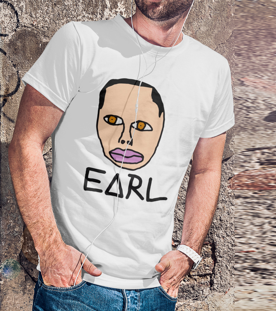 Earl Sweatshirt Odd Future Free Earl Face Drawing T-Shirt