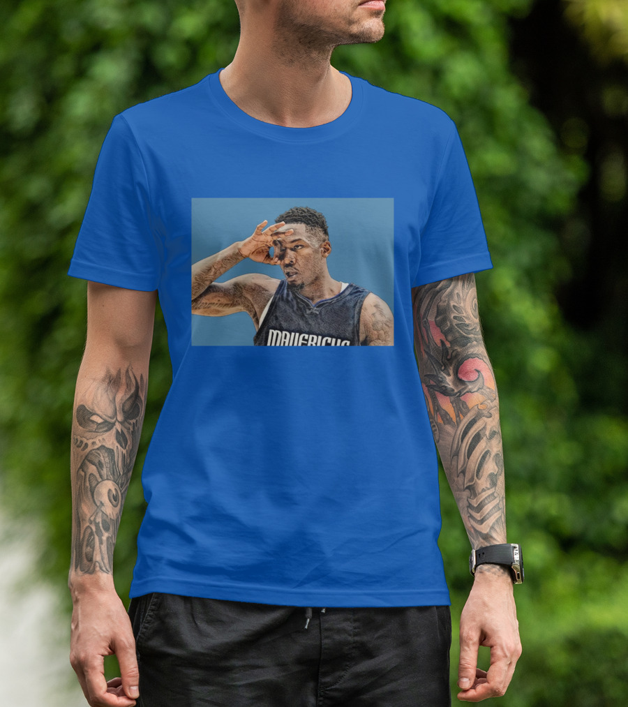 Dorian DFS Mavericks Basketball Player Gesture T-Shirt