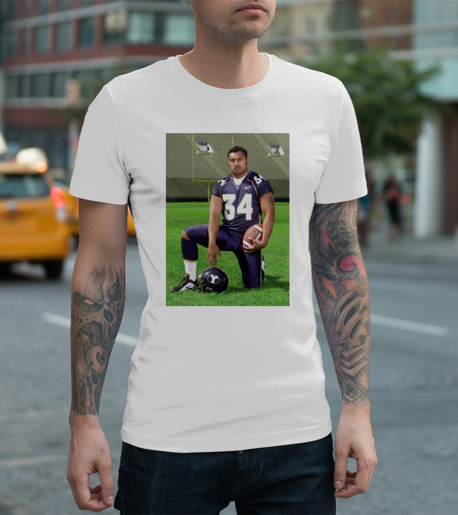 Lane Lunt Kalani BYU Football 34 T-Shirt
