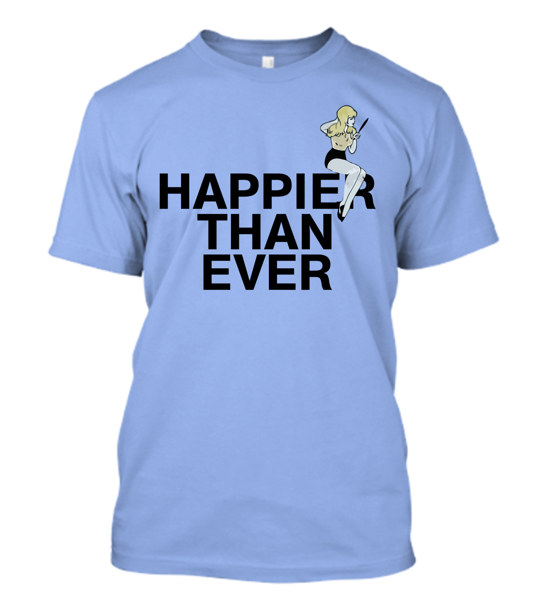 Happier Than Ever Pin-Up T-Shirt