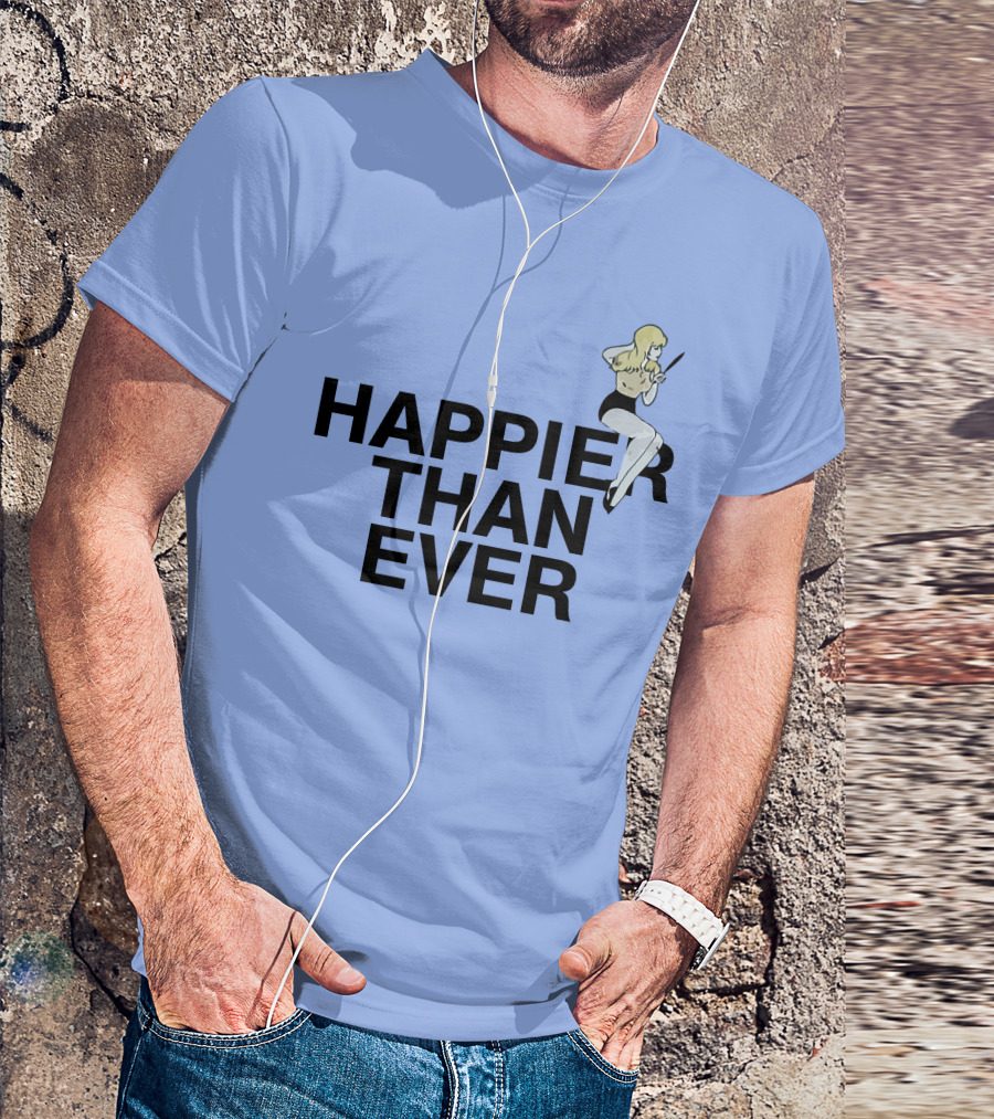 Happier Than Ever Pin-Up T-Shirt