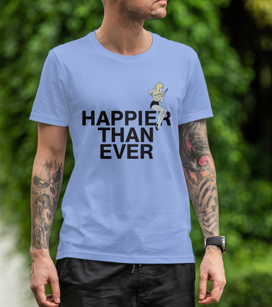 Happier Than Ever Pin-Up T-Shirt