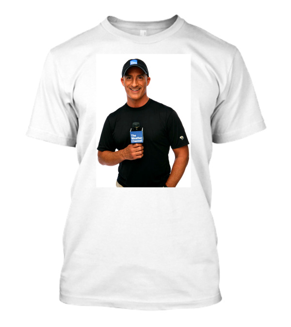 Jim Cantore The Weather Channel Mic And Cap T-Shirt