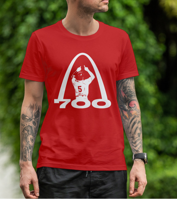 700 Baseball Arch Number 5 T-Shirt