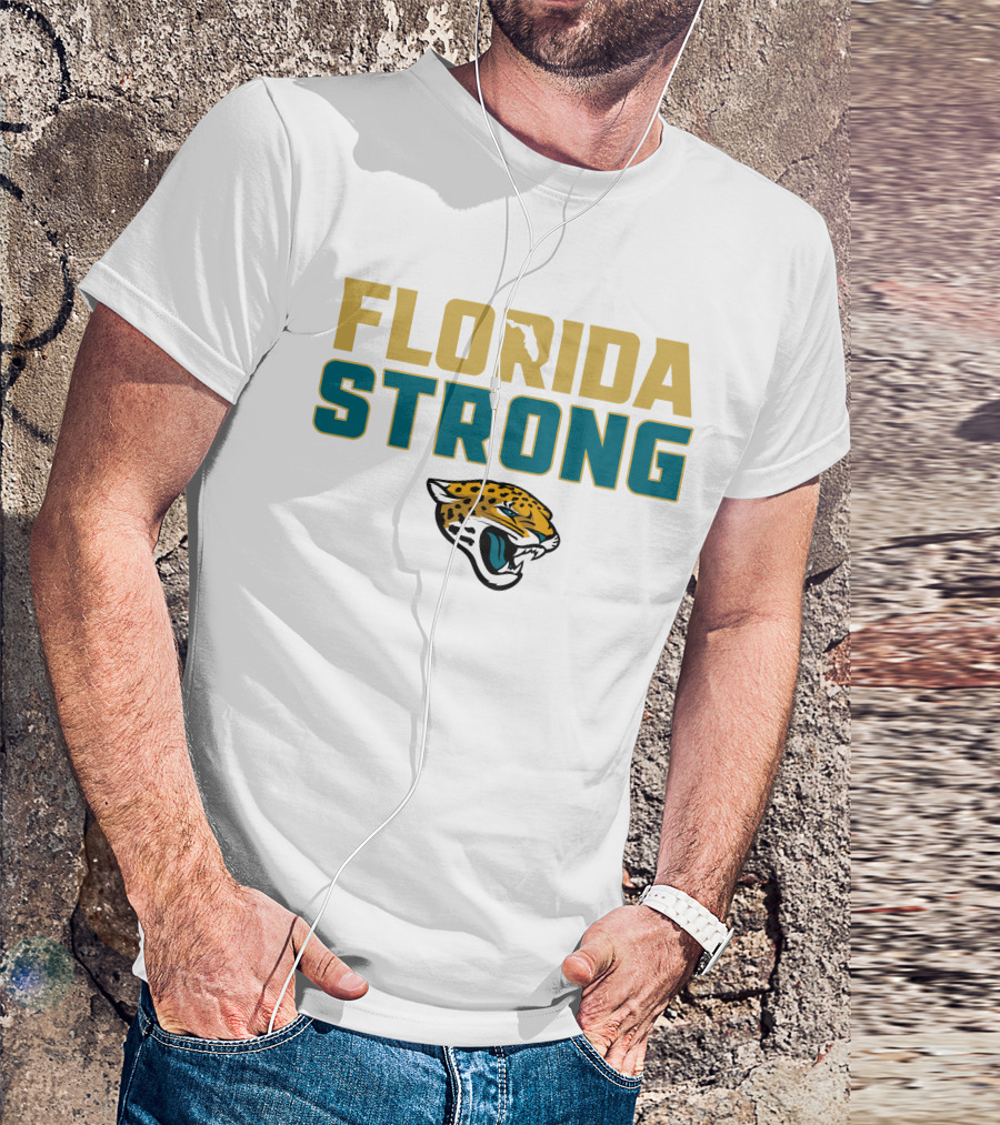 Florida Strong Jacksonville Jaguars Fan Gear T-Shirt
