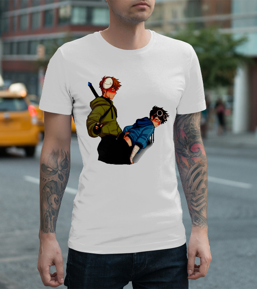 DreamNotFound Fanart Characters Fantasy Hoodie Sword Virtual Goggles T-Shirt