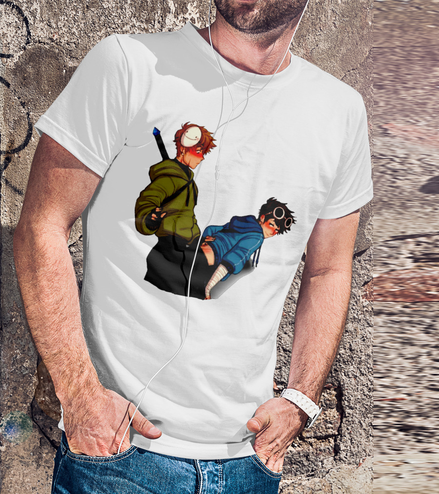 DreamNotFound Fanart Characters Fantasy Hoodie Sword Virtual Goggles T-Shirt