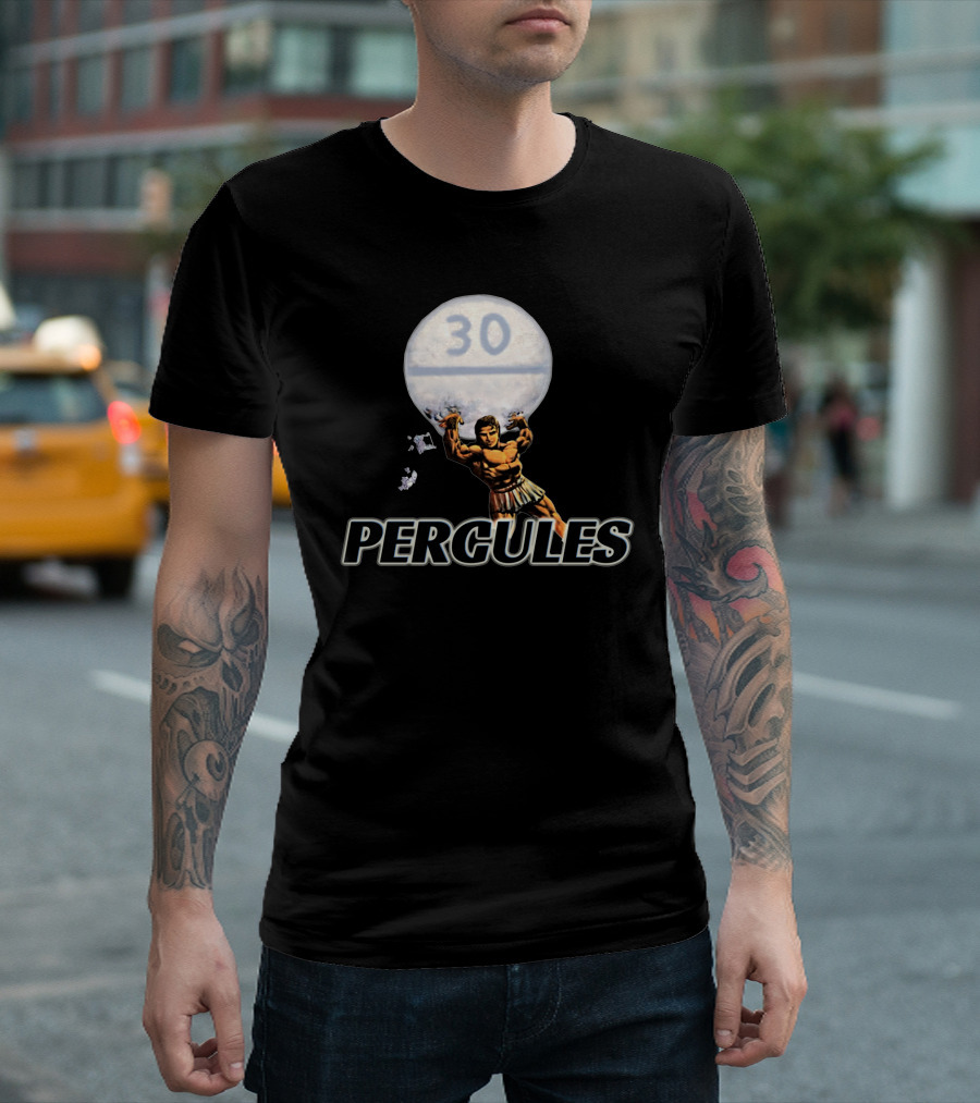 PERCULES Strongman Lifting 30 Pill T-Shirt