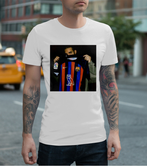 Drake Barcelona La Liga OVO FC Barcelona Jersey T-Shirt