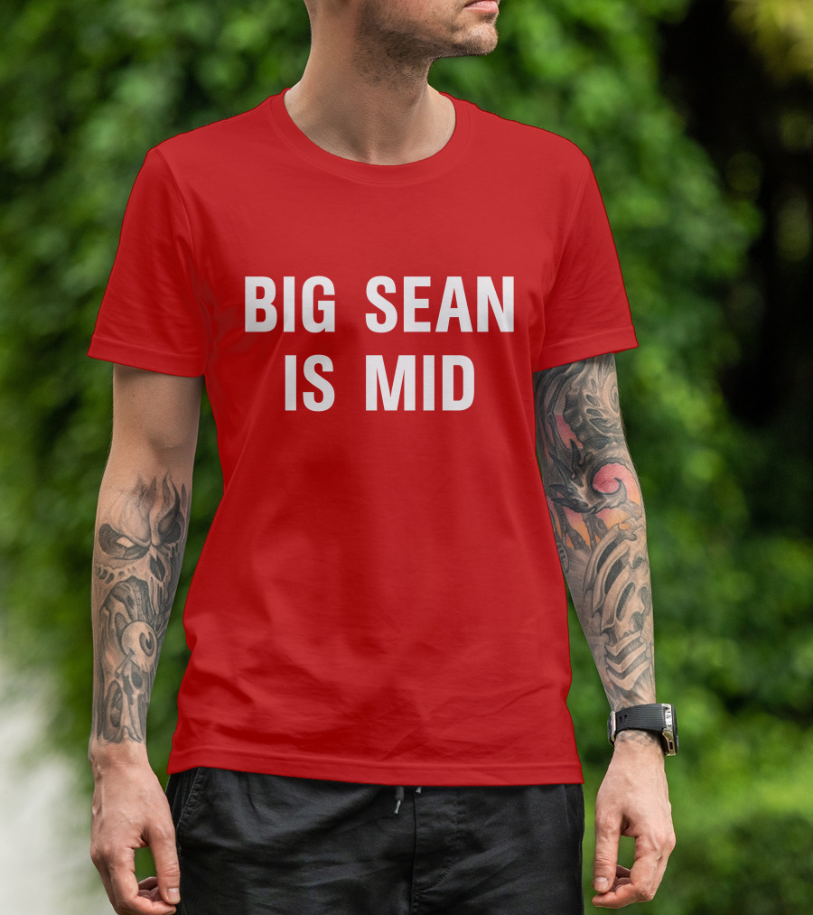Big Sean Is Mid Statement In T-Shirt