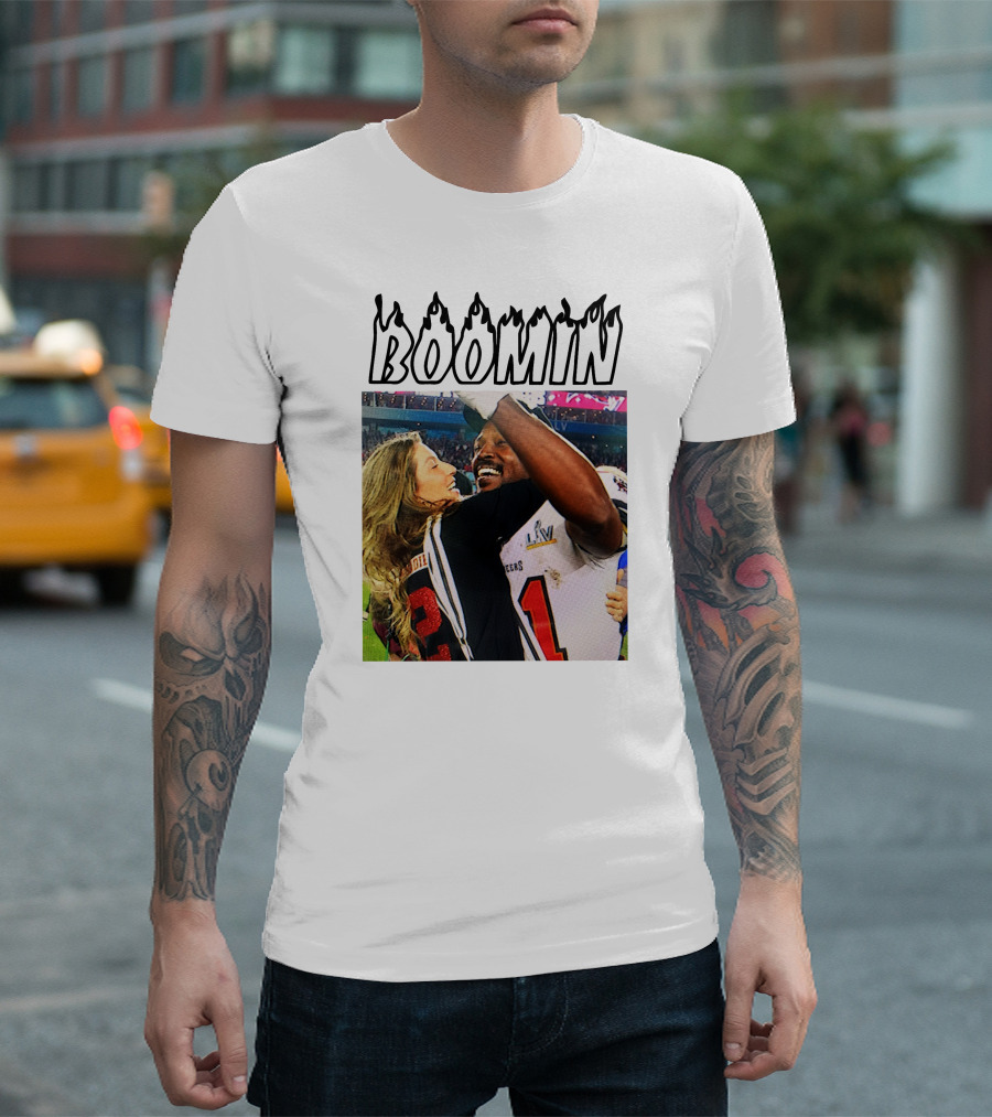 Boomin Antonio Brown Gisele NFL T-Shirt