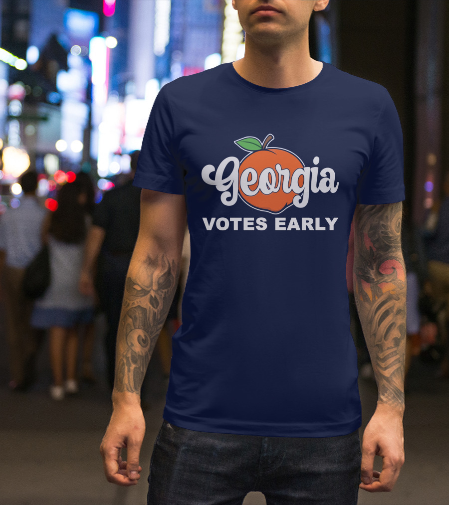 Georgia Votes Early Peach T-Shirt