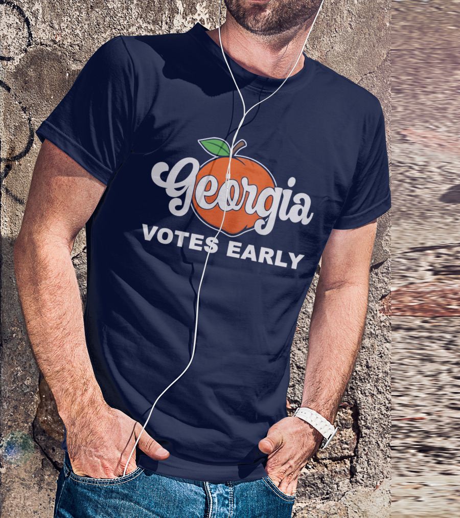 Georgia Votes Early Peach T-Shirt