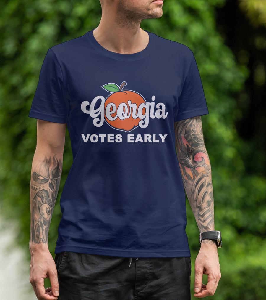 Georgia Votes Early Peach T-Shirt