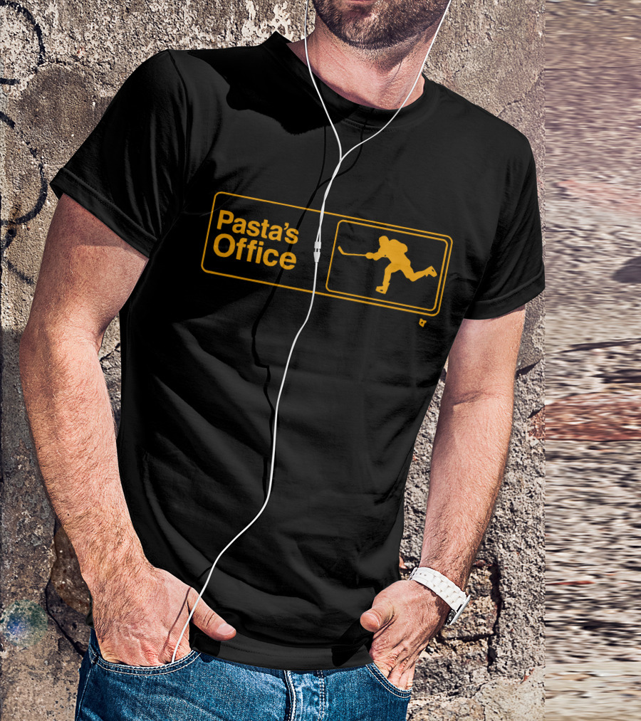 David Pastrnak Pasta's Office Hockey T-Shirt