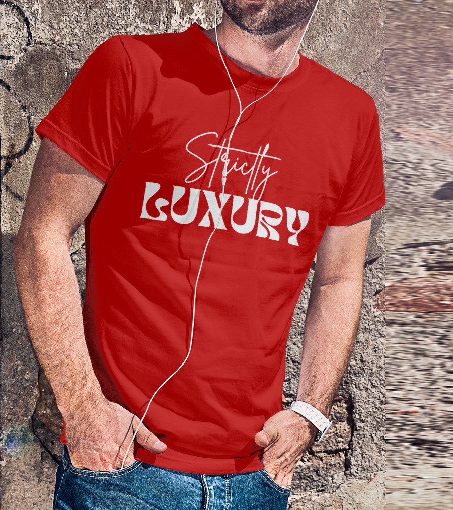 Strictly Luxury Red Cropped T-Shirt