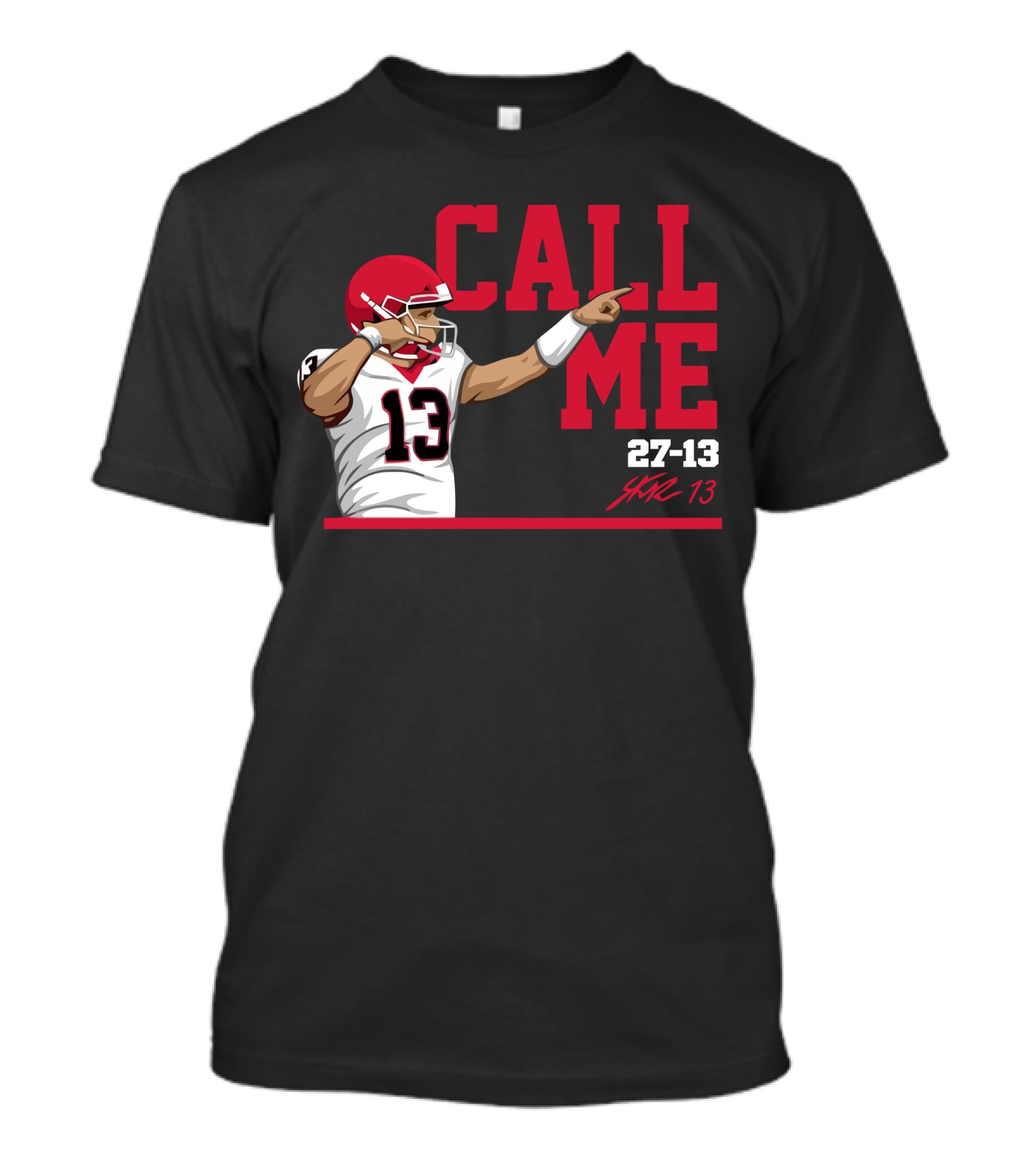 Call Me Stetson Bennett 27-13 Player Number 13 Football T-Shirt